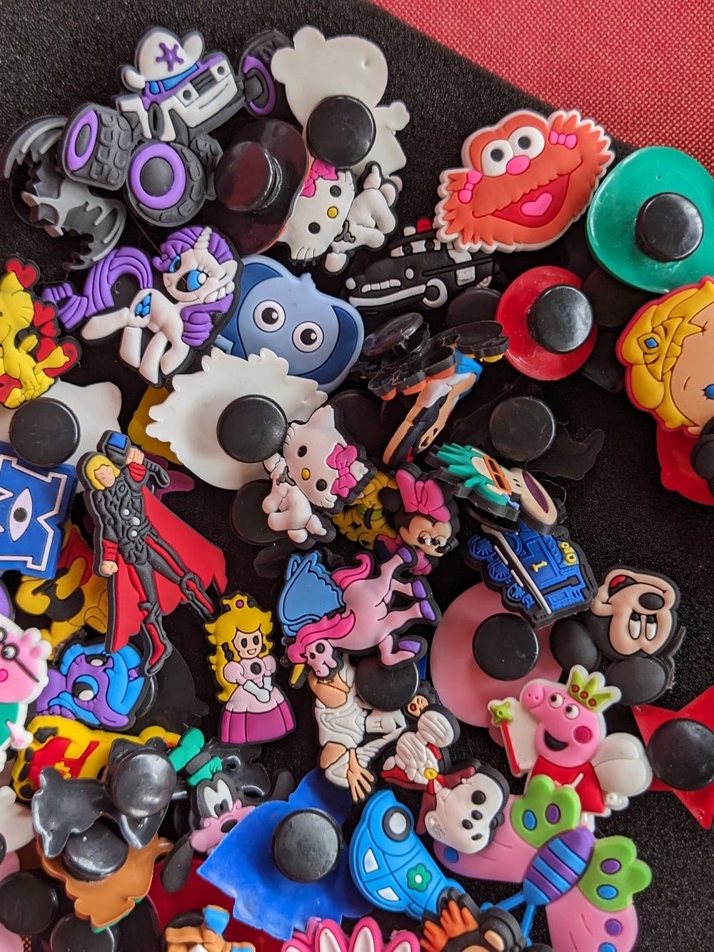Kids Shoe Charms Pack - Assorted Bright Characters (Multi-color)